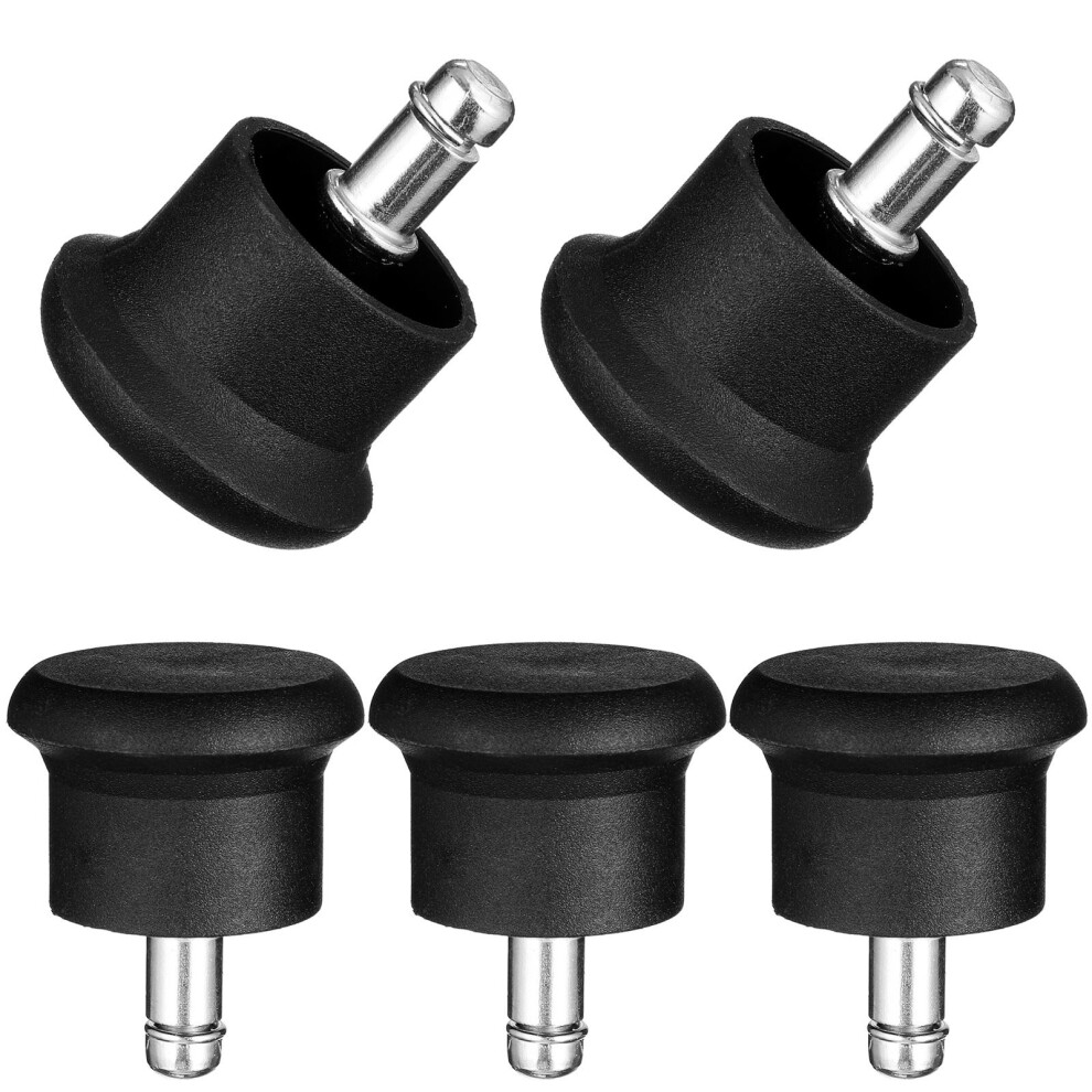 15Pcs Black Chairs Glide Castors Stationary Office Chair Floor Gliders 3591703172158