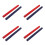 8Pcs Ribbed Hardwood Music Sticks Assorted Percussion Set 6