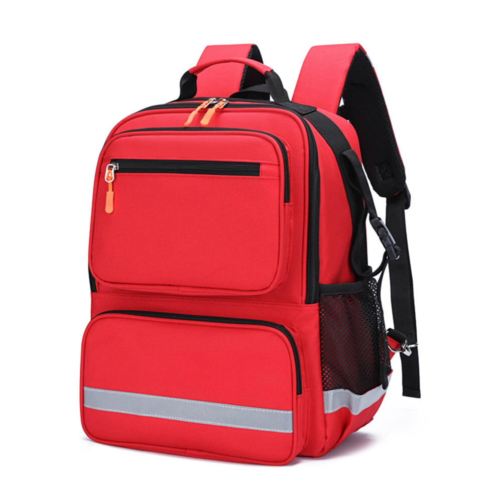 Waterproof First Aid Backpack with MultiLayer Storage and Reflective Safety for Emergency Response