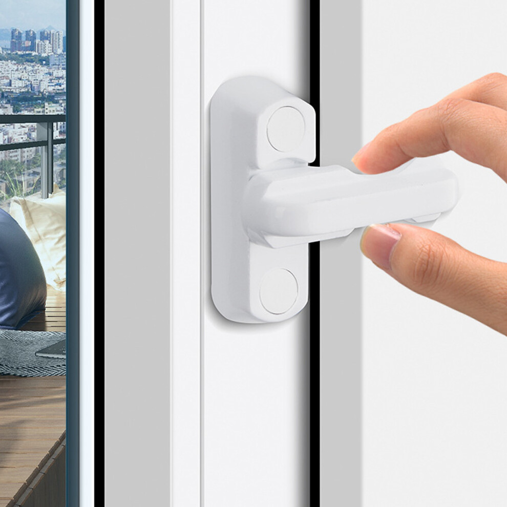 Home Defender Security Locks, 4Pcs Zinc Cast Alloy Sliding Door Lock With Easy Installation For Enhanced Home Safety And Prevention Lock 9128293467155