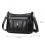 Bolsa transversal feminina com alça de ombro ajustável, em couro PU macio e leve, com diversos bolsos e design resistente. 2