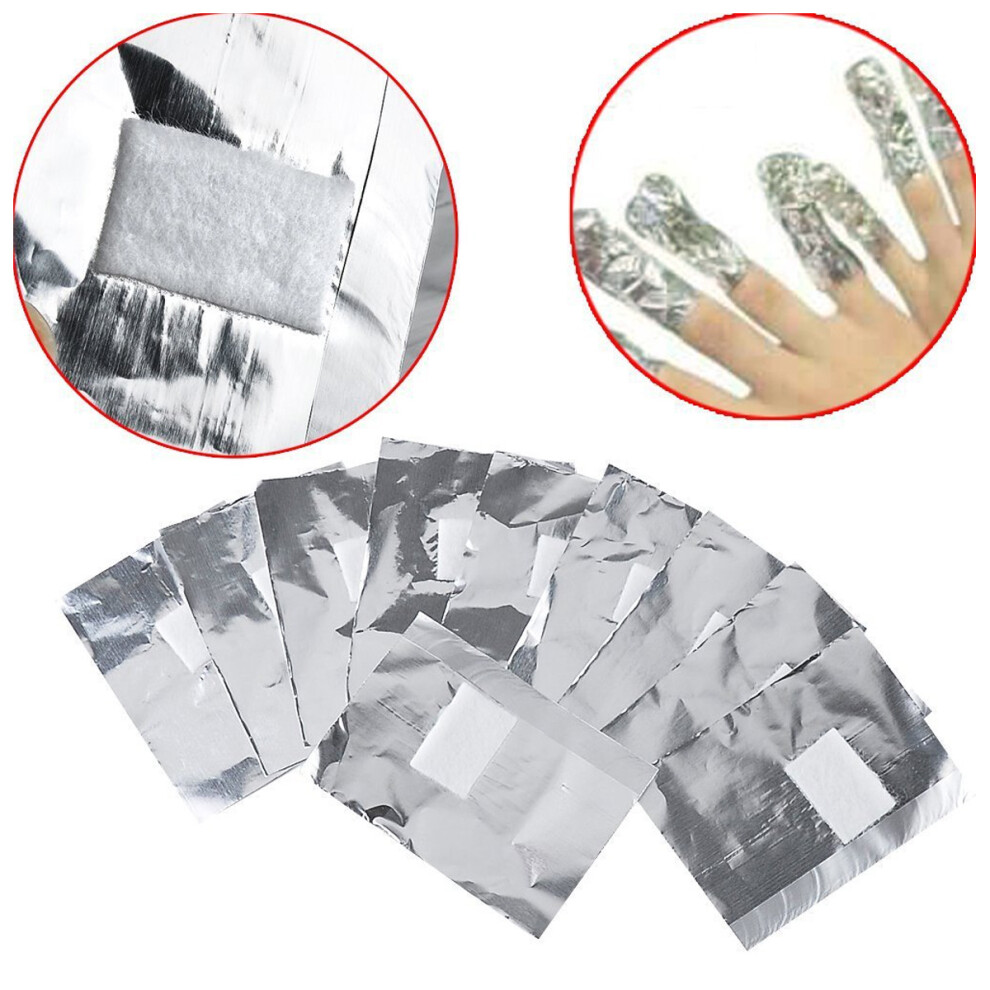 Nail Polish Remover, Easy To Use Soak Off Foils, Cotton Pads For Gel Nail Polish Removal, Non-Acetone Nail Foil Wraps, Comfortable Experience For
