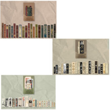 Scrapbooking Supplies For The Adventurous Soul, Retro Aesthetic Stamp Stickers That Add Personality To Your Projects, Unique Hand-drawn Illustrations