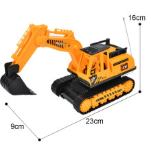 Remote Control Engineering Vehicle Toy, Rubber Anti-Collision Accessories and Environmental Protection Materials, 360 Rotating Workbench with