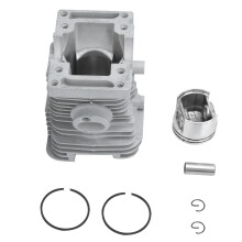 Kit de pistón y cilindro de aluminio de alta calidad para la reparación de herramientas de jardín, piezas de repuesto prácticas para motosierras