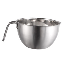 Large Capacity Chocolate Melting Pot with Handle, Stainless Steel Double Boiler 18cm for Candy