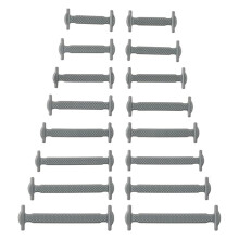 Rekbare veters zonder knopen voor sneakers, elastische siliconen veters, platte rubberen veters, comfortabele en flexibele pasvorm, bespaar tijd en