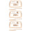 3Conjuntos Kit De Tear De Para Decorativa 10
