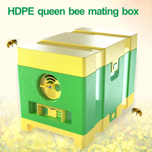 Breeding Box Bees Mating Box Beekeeping Equipment Suitable-Red 2