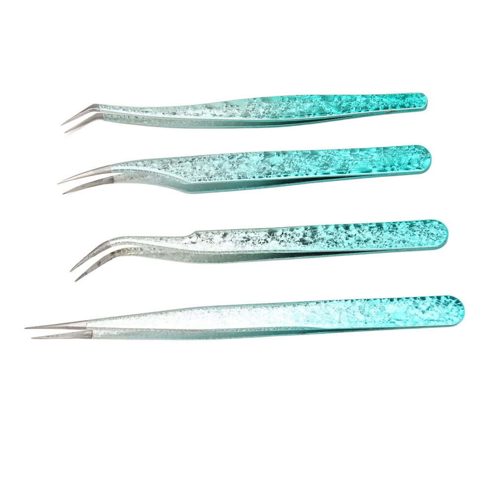 Lightweight Stainless Steel Nail Tweezers, Fine Point, Comfortable Grip