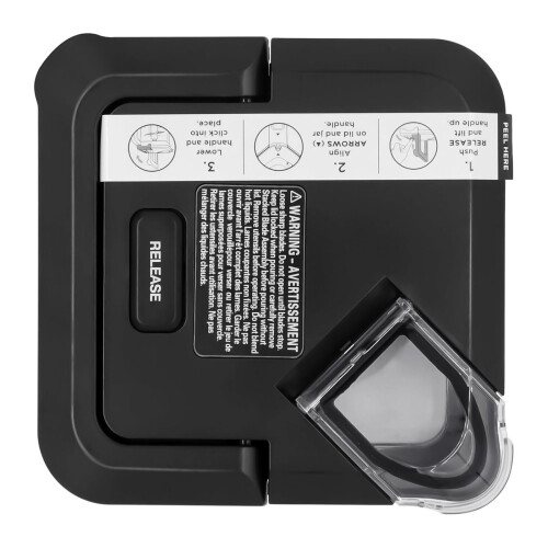 Square Locking Lid Accessory Blender Part Suqare Lid ABS Texture