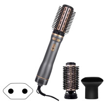 Hair Styling Machine Hair Dryer Brush Curling Tong-Silver