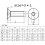 50pcs M2 Black 304 Stainless Steel Countersunk Screws Hex Socket Flat Head RustResistant 5