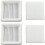 2 Pack Replacement Part Vacuum Filter Plastic Material Spare 1