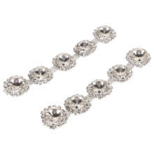 2 Stück Kristall-Steppper für Schuhe für Braut- & Hochzeitschuhe, 10,5x2cm