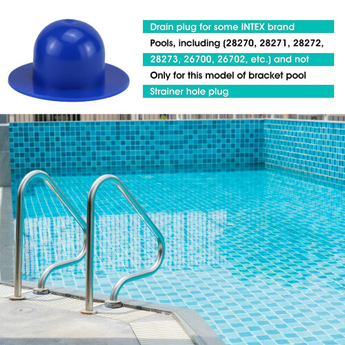 4/8 Pack Swimming Pool Wall Plugs Replacement Fitting Above-D 2