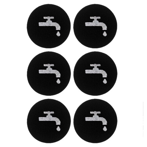 6-pack sponsfilter voor BLACK+DECKER POWERSERIES+ 16 V/20 V