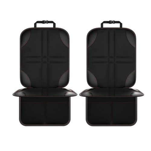 Car Seat Protector For Child Alfa Romeo Junior   Waterproof With Pockets Thick Pad 2Pack