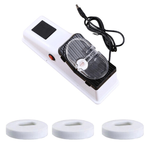 Professional Double Sided Electric Blade Sharpeners-White
