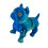 Safe 3D Pet Model Toy Stress Relieving 3D-Emerald blue green 1