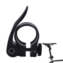 Bicycle Seat Clamp Quick Release, Sandblasted Saddle Clamp, Lightweight Alloy Construction, Easy Installation