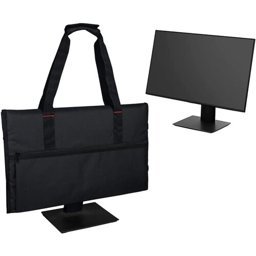 Monitor Carrying Case  Protective Adjustable Bag for 2024' Monitors, Travel Storage, Black 1