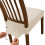 Lot de 4 housses de siège de chaise en Jacquard extensible,-riz 1