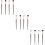 12Stk Kosmetikpinsel Set Mit Und Lidschatten, Farben 11