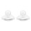 2Pcs Clear Cosmetic Pressing Stamper Accurate Eye Shadow Blusher Tool 5