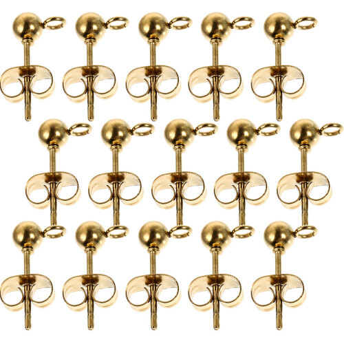 80Stk Ohrstecker, DIY Schmuckherstellung, 1