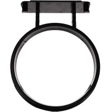 5Ud Soporte Montado En Pared Para Balones Negro Plástico Durable