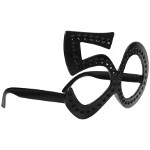 12Ud Gafas 50 Cumpleaños Accesorio Foto Fiesta Material Plástico Negro