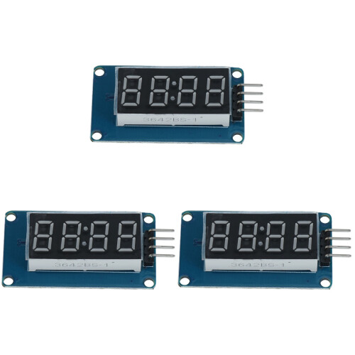 3Ud Módulo Driver Display Tubo LED 4 Bits Con Ajuste Y Posicionamiento 2