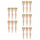 15Pièces Support Broderie Bois Multi Taille Réglable Pieds De Table 5