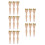 15Pièces Support Broderie Bois Multi Taille Réglable Pieds De Table 8