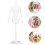 2Ud Maniquí Plástico Mini Ajustable Para Mostrar Ropa En Hogar 9
