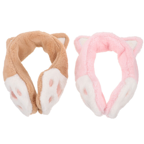 4Pièces Chauffe-Oreilles Enfants Unisexe Hiver