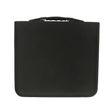 2Pcs Black Album Holder Box for Disc Storage Easy Carry Organizer