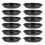 300Pièces Petites Assiettes Noires Pour Sauces Condiments 8