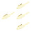 4Ud Cucharas Decorativas Doradas De Acero Inoxidable Hogar 6
