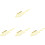4Ud Cucharas Decorativas Doradas De Acero Inoxidable Hogar 2