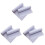 18Pièces Toile Blanche 14 Count Souple Pour Travail De Point 2