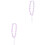 2Ud Lanyard Decorativo Para Morado Con Y 4