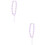 2Ud Lanyard Decorativo Para Morado Con Y 7