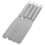 8Pièces Spatules Pour Gâteaux Ergonomique Couleur Argent 2