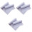 18Pièces Toile Blanche 14 Count Souple Pour Travail De Point 3