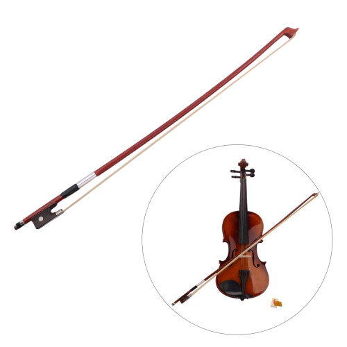 5Pièces Archets 1/4 Bois Violon Crin De Cheval Mongol Sons Nets 1