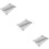 3Sets Nail Hand Rest Pillow Silver for Salon and Home 10