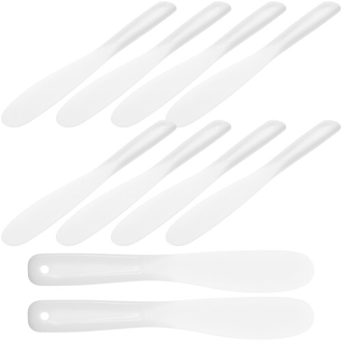 40Pz Spatole Cosmetic Mix Silicone Strumenti Multiuso 1
