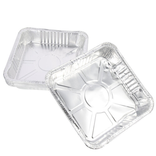 40Pz Contenitori Alluminio Argento Multiuso Per Barbecue